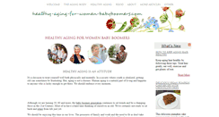 Desktop Screenshot of healthy-aging-for-women-babyboomers.com